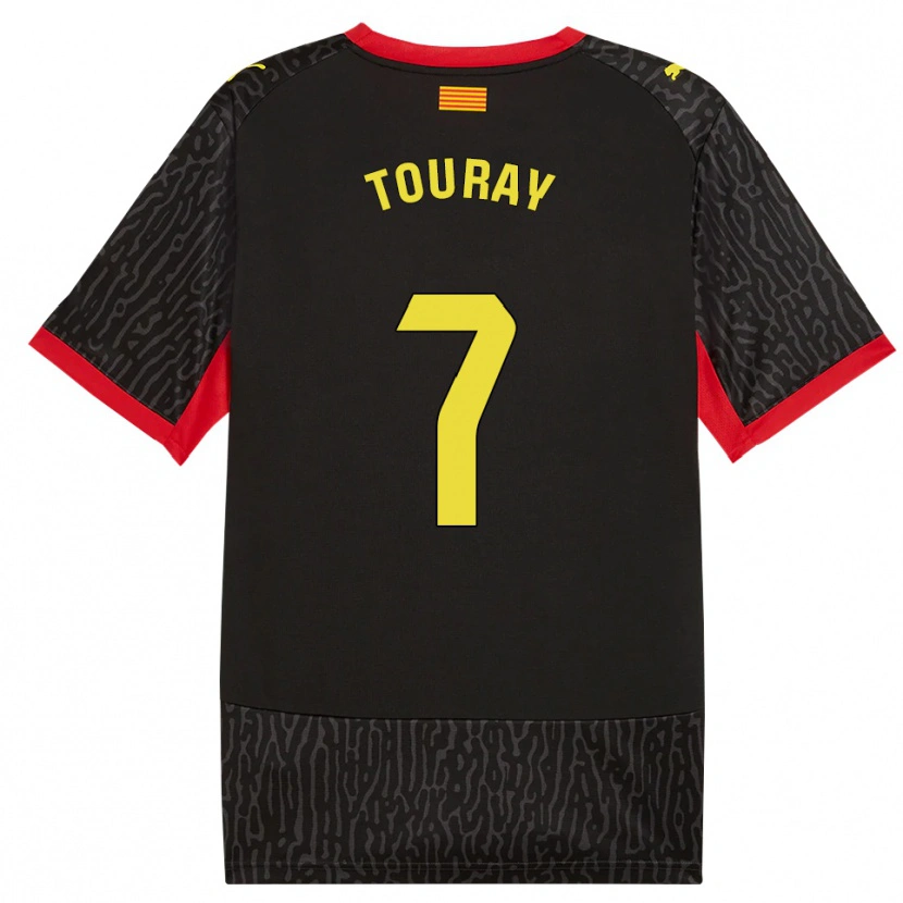 Danxen Femme Maillot Muhammed Touray #7 Noir Jaune Rouge Tenues Extérieur 2026/27 T-Shirt