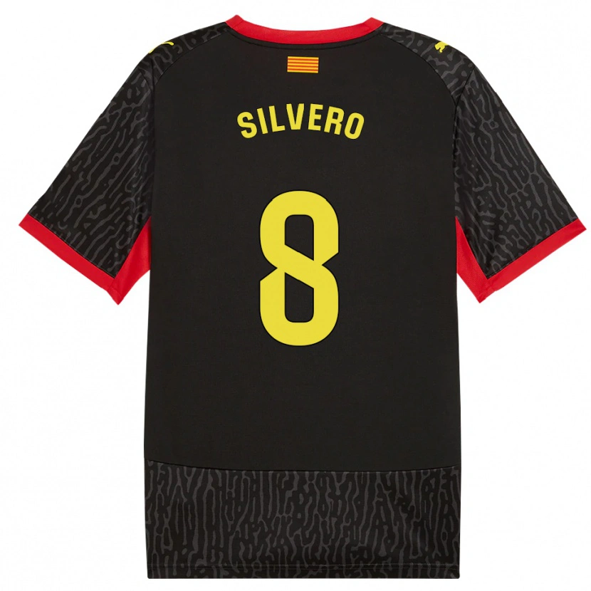 Danxen Femme Maillot Pol Silvero #8 Noir Jaune Rouge Tenues Extérieur 2026/27 T-Shirt
