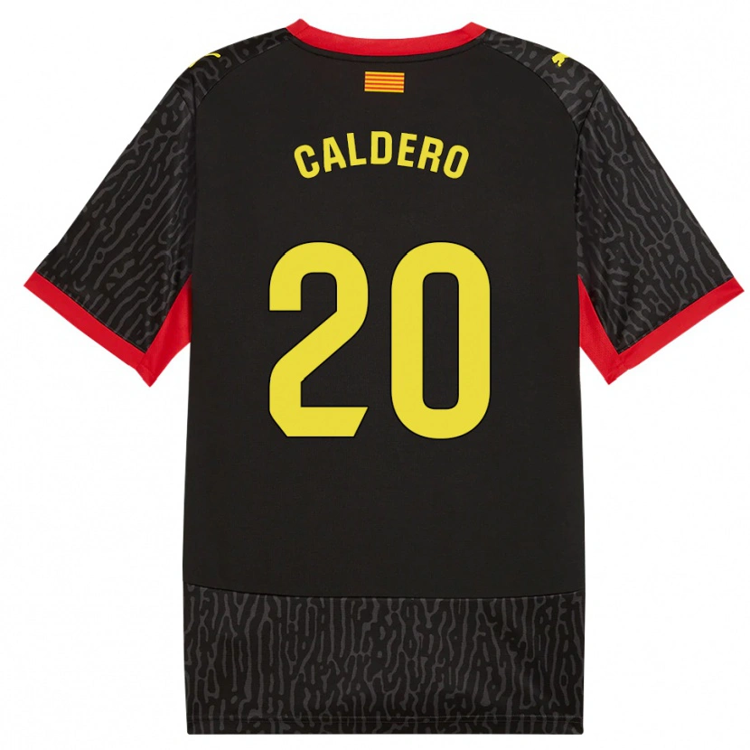 Danxen Femme Maillot Nil Caldero #20 Noir Jaune Rouge Tenues Extérieur 2026/27 T-Shirt