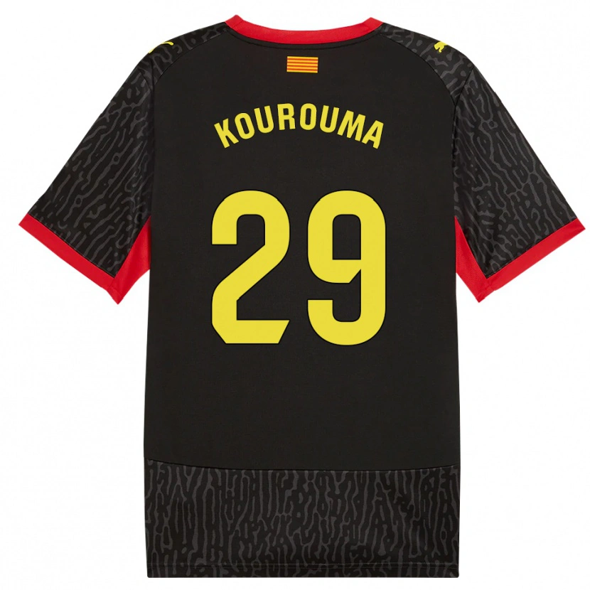 Danxen Femme Maillot Lass Kourouma #29 Noir Jaune Rouge Tenues Extérieur 2026/27 T-Shirt