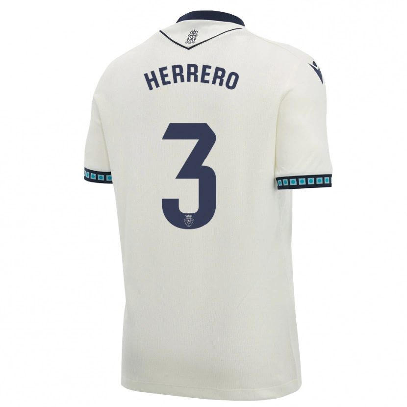 Danxen Femme Maillot Toni Herrero #3 Blanc Noir Bleu Ciel Clair Tenues Extérieur 2026/27 T-Shirt