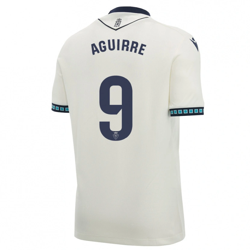 Danxen Femme Maillot Jorge Aguirre #9 Blanc Noir Bleu Ciel Clair Tenues Extérieur 2026/27 T-Shirt