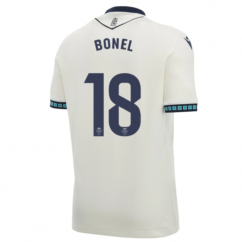 Danxen Femme Maillot Aimar Bonel #18 Blanc Noir Bleu Ciel Clair Tenues Extérieur 2026/27 T-Shirt