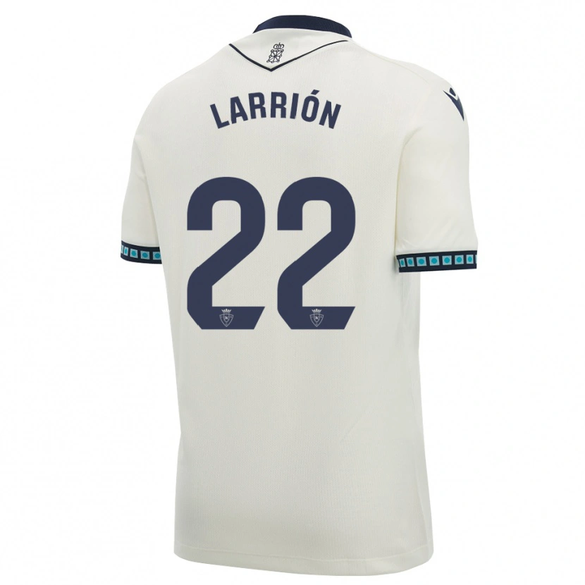 Danxen Femme Maillot Asier Larrión #22 Blanc Noir Bleu Ciel Clair Tenues Extérieur 2026/27 T-Shirt