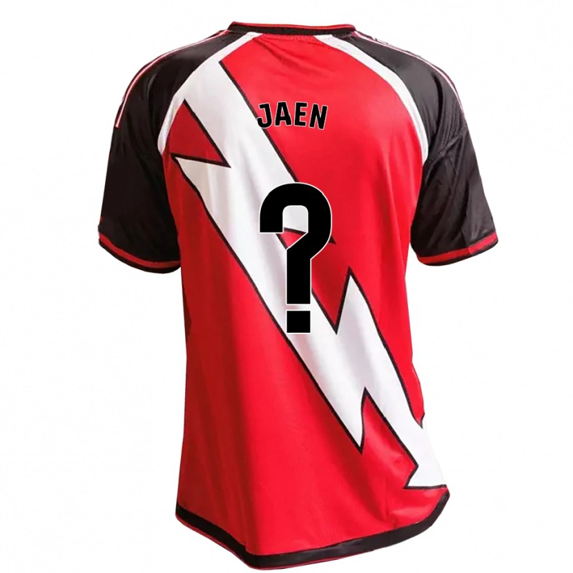 Danxen Femme Maillot Carlos Jaén #0 Rouge Noir Blanc Tenues Extérieur 2026/27 T-Shirt