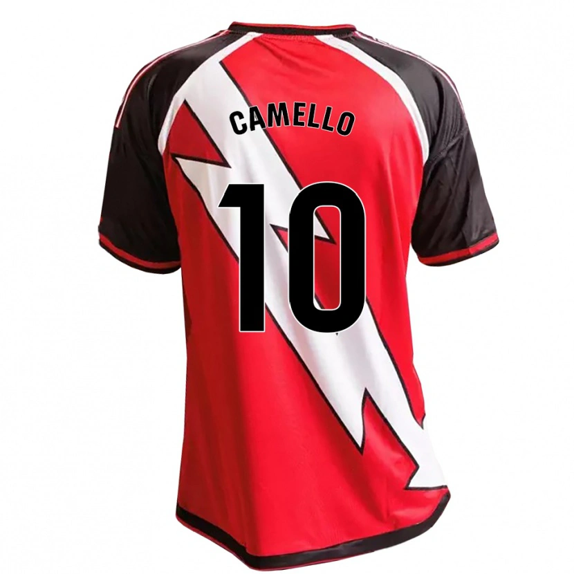 Danxen Femme Maillot Sergio Camello #10 Rouge Noir Blanc Tenues Extérieur 2026/27 T-Shirt