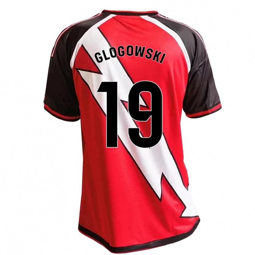 Danxen Femme Maillot Wiktor Glogowski #19 Rouge Noir Blanc Tenues Extérieur 2026/27 T-Shirt