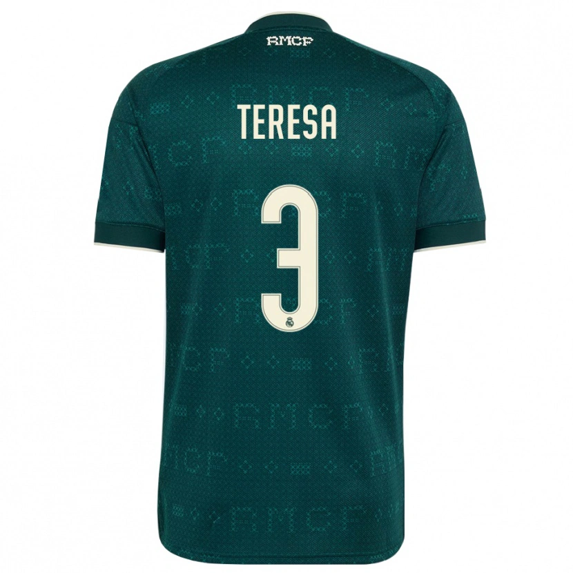 Danxen Femme Maillot Teresa Abelleira #3 Gris Ardoise Foncé Blanc Tenues Extérieur 2026/27 T-Shirt
