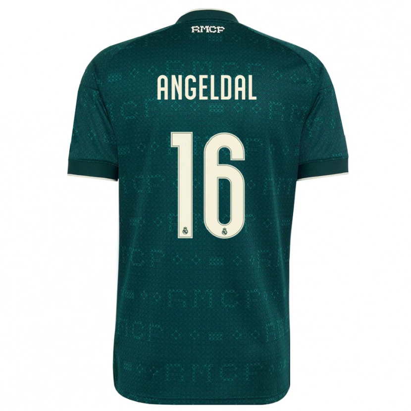 Danxen Femme Maillot Ingrid Filippa Angeldal #16 Gris Ardoise Foncé Blanc Tenues Extérieur 2026/27 T-Shirt