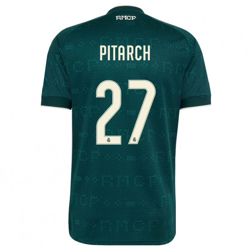 Danxen Femme Maillot Thiago Pitarch #27 Gris Ardoise Foncé Blanc Tenues Extérieur 2026/27 T-Shirt