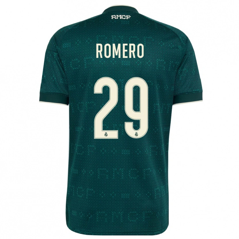 Danxen Femme Maillot Alfonso Romero #29 Gris Ardoise Foncé Blanc Tenues Extérieur 2026/27 T-Shirt