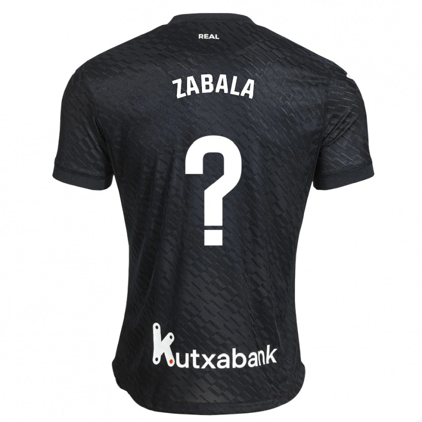Danxen Femme Maillot Iraitz Zabala #0 Noir Blanc Tenues Extérieur 2026/27 T-Shirt