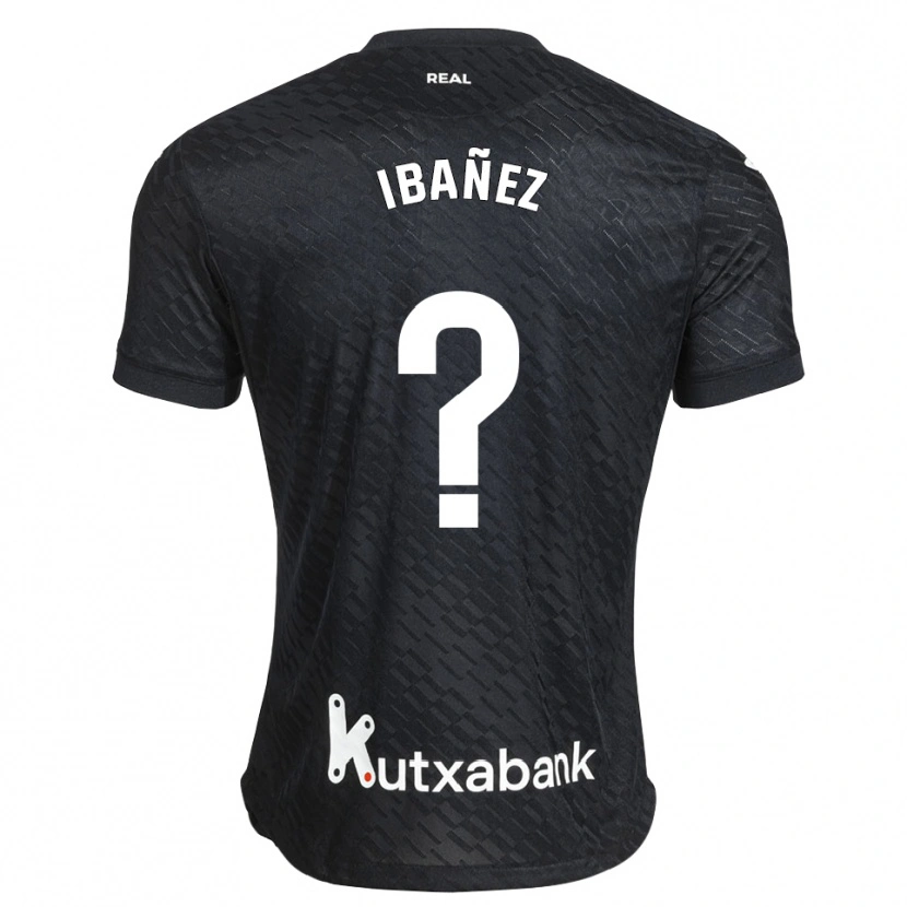 Danxen Femme Maillot Pedro Ibañez #0 Noir Blanc Tenues Extérieur 2026/27 T-Shirt
