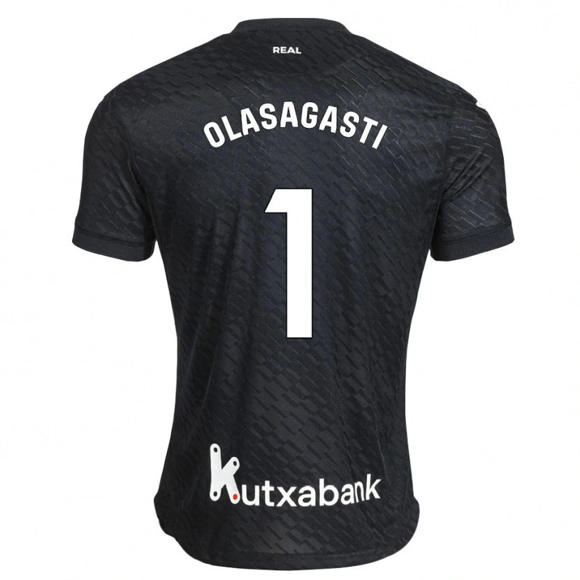 Danxen Femme Maillot Lander Olasagasti #1 Noir Blanc Tenues Extérieur 2026/27 T-Shirt