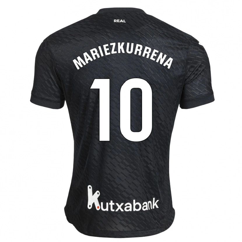 Danxen Femme Maillot Arkaitz Mariezkurrena #10 Noir Blanc Tenues Extérieur 2026/27 T-Shirt