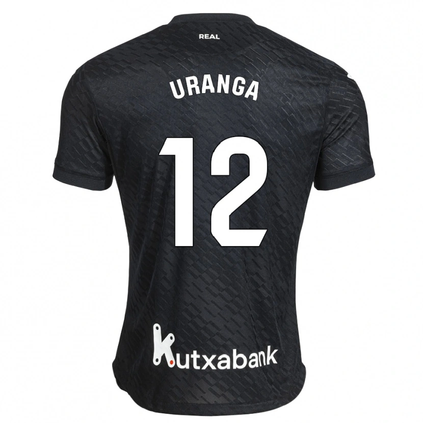 Danxen Femme Maillot Lander Uranga #12 Noir Blanc Tenues Extérieur 2026/27 T-Shirt