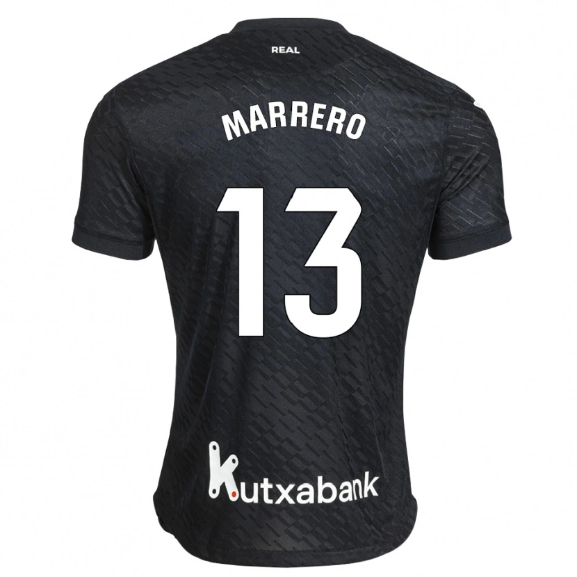 Danxen Femme Maillot Unai Marrero #13 Noir Blanc Tenues Extérieur 2026/27 T-Shirt