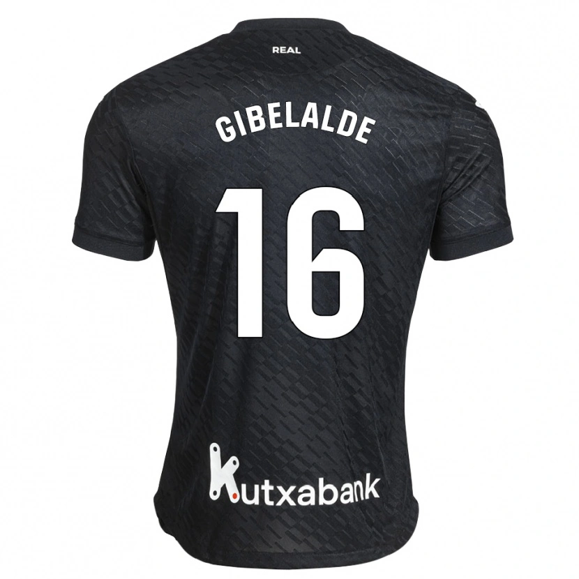 Danxen Femme Maillot Manex Gibelalde #16 Noir Blanc Tenues Extérieur 2026/27 T-Shirt