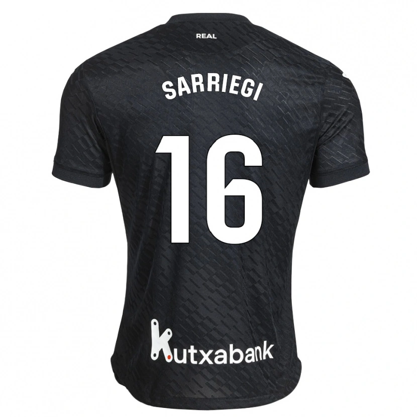 Danxen Femme Maillot Nora Sarriegi #16 Noir Blanc Tenues Extérieur 2026/27 T-Shirt