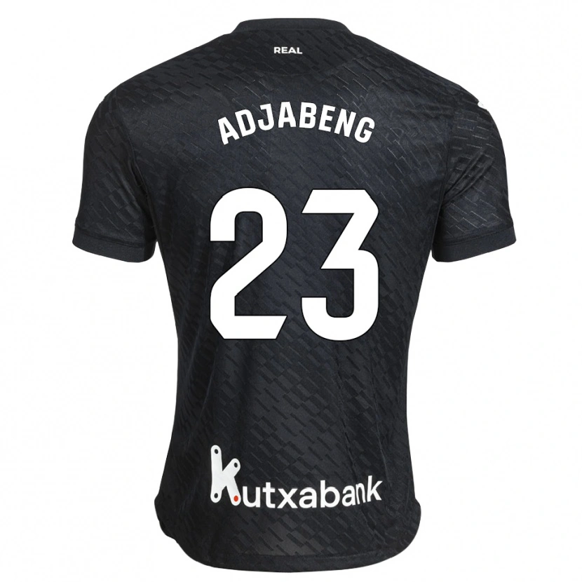 Danxen Femme Maillot Andrews Adjabeng #23 Noir Blanc Tenues Extérieur 2026/27 T-Shirt