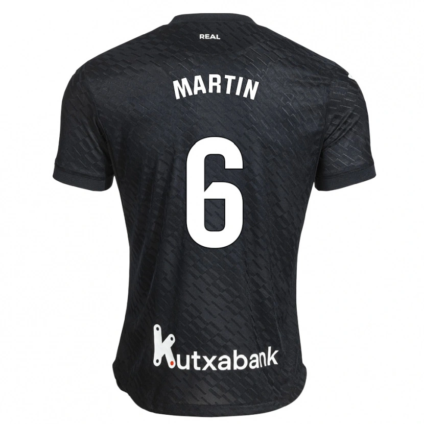 Danxen Femme Maillot Jon Martín #6 Noir Blanc Tenues Extérieur 2026/27 T-Shirt