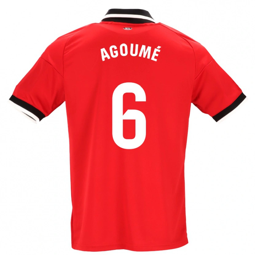 Danxen Femme Maillot Lucien Agoumé #6 Noir Blanc Rouge Tenues Extérieur 2026/27 T-Shirt