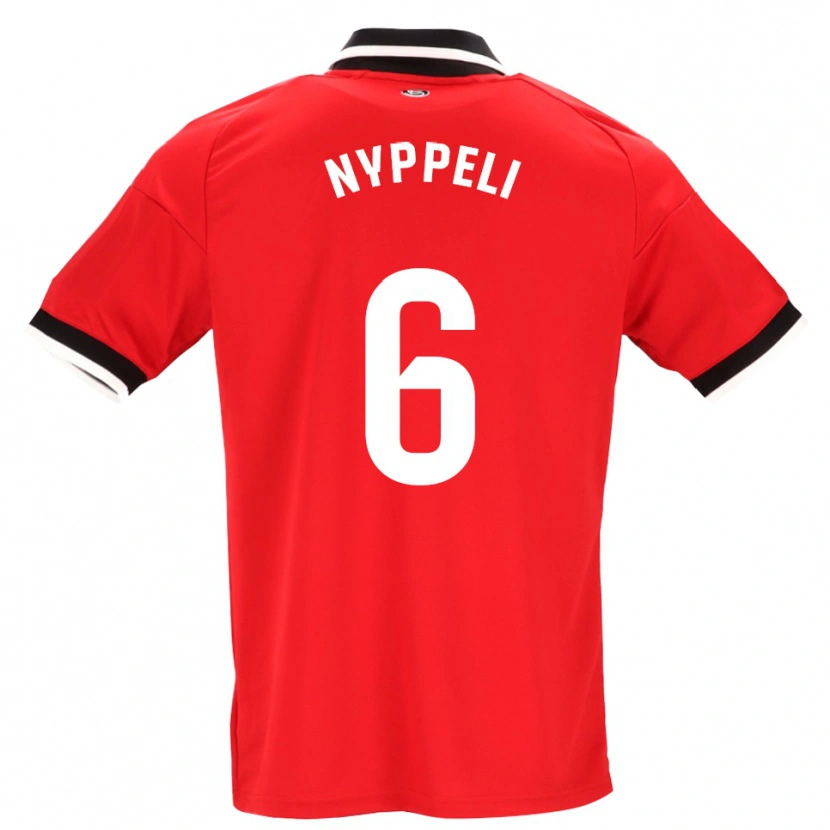 Danxen Femme Maillot Ramón Nyppeli #6 Noir Blanc Rouge Tenues Extérieur 2026/27 T-Shirt