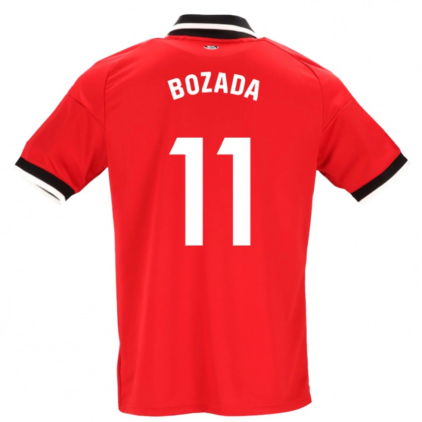Danxen Femme Maillot José Antonio Bozada #11 Noir Blanc Rouge Tenues Extérieur 2026/27 T-Shirt