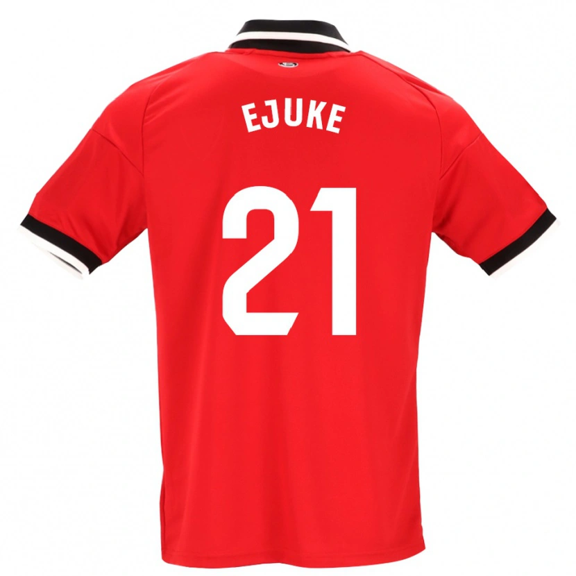 Danxen Femme Maillot Chidera Ejuke #21 Noir Blanc Rouge Tenues Extérieur 2026/27 T-Shirt
