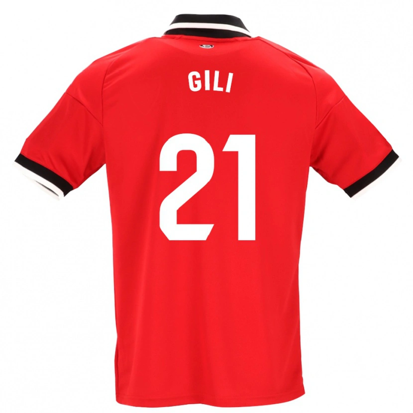 Danxen Femme Maillot Gemma Gili #21 Noir Blanc Rouge Tenues Extérieur 2026/27 T-Shirt