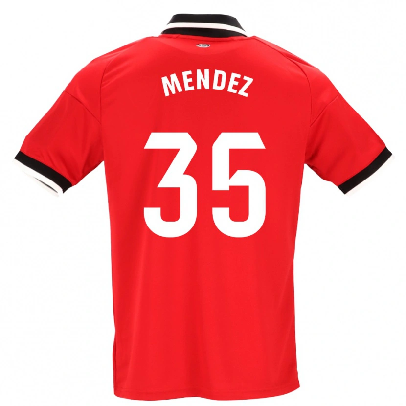 Danxen Femme Maillot Tomás Méndez #35 Noir Blanc Rouge Tenues Extérieur 2026/27 T-Shirt
