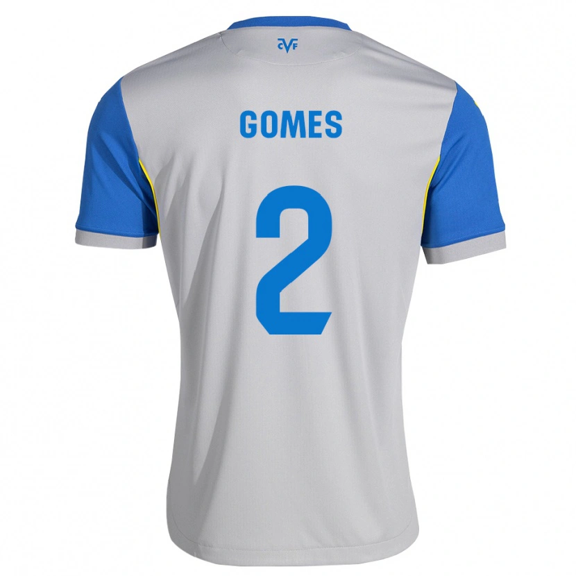 Danxen Femme Maillot Vique Gomes #2 Bleu Dodger Gris Tenues Extérieur 2026/27 T-Shirt