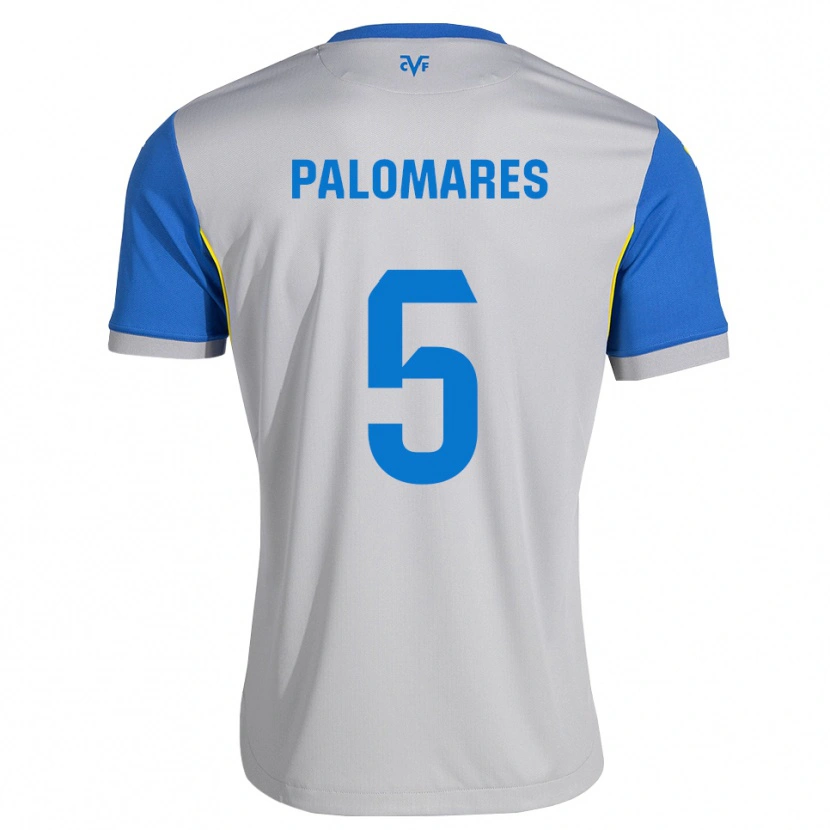 Danxen Femme Maillot Alejandro Palomares #5 Bleu Dodger Gris Tenues Extérieur 2026/27 T-Shirt