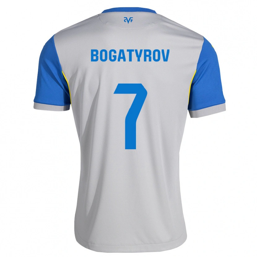 Danxen Femme Maillot Vladyslav Bogatyrov #7 Bleu Dodger Gris Tenues Extérieur 2026/27 T-Shirt