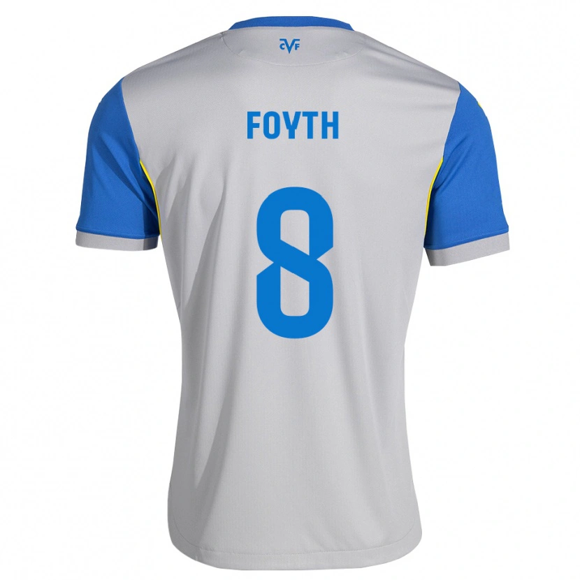 Danxen Femme Maillot Juan Foyth #8 Bleu Dodger Gris Tenues Extérieur 2026/27 T-Shirt