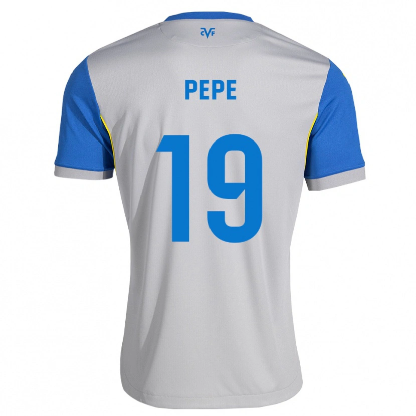 Danxen Femme Maillot Nicolas Pépé #19 Bleu Dodger Gris Tenues Extérieur 2026/27 T-Shirt