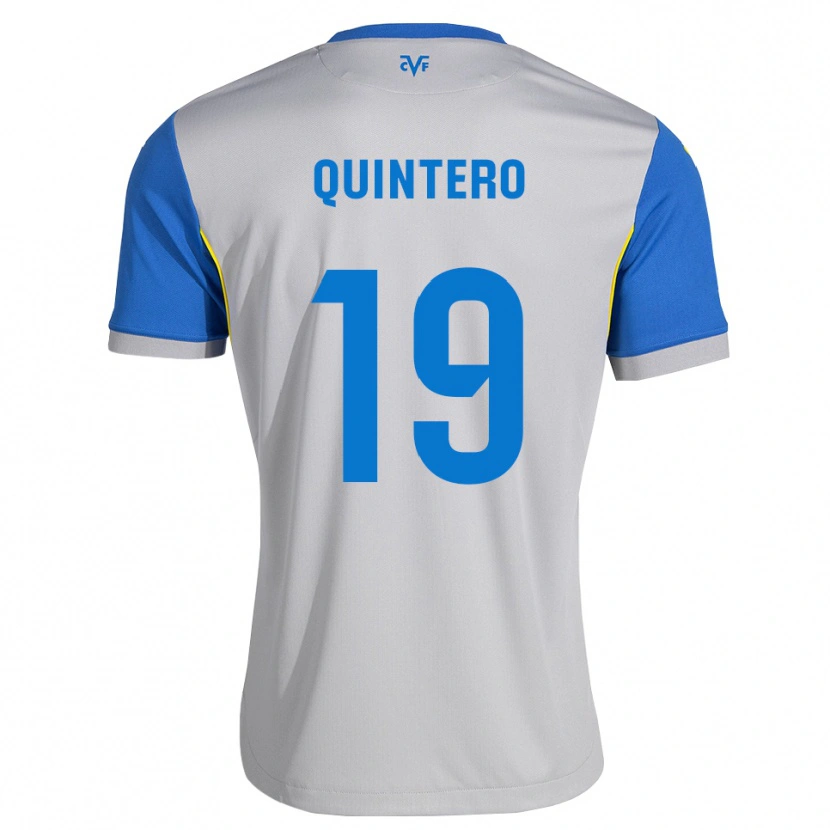 Danxen Femme Maillot Luis Quintero #19 Bleu Dodger Gris Tenues Extérieur 2026/27 T-Shirt