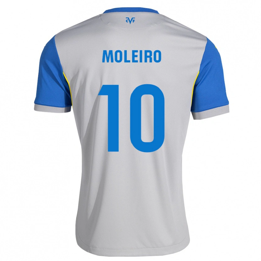 Danxen Femme Maillot Alberto Moleiro #10 Bleu Dodger Gris Tenues Extérieur 2026/27 T-Shirt
