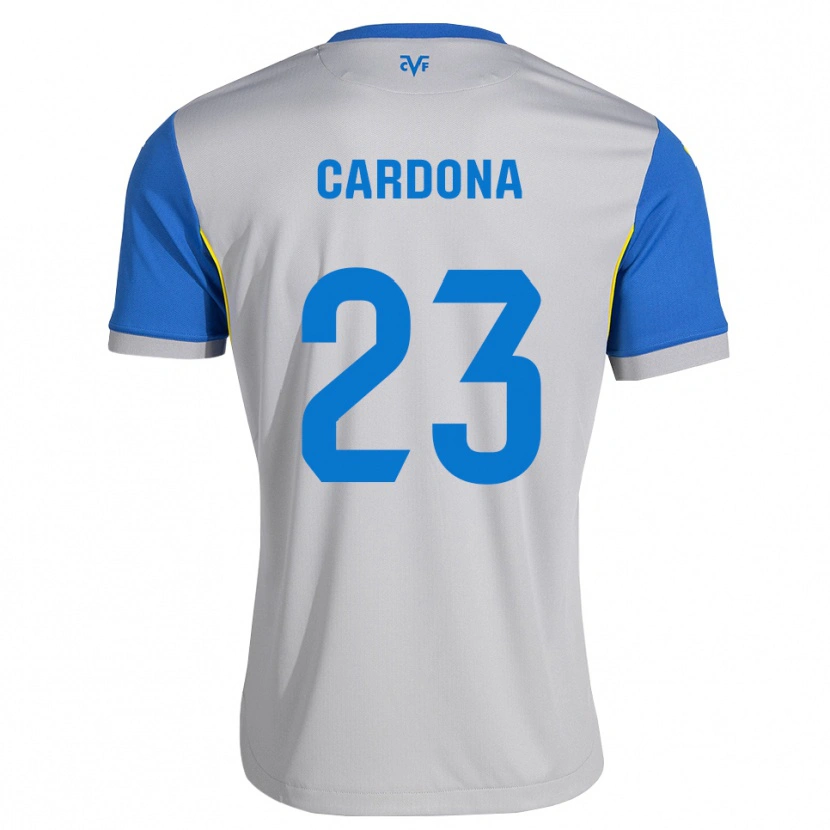 Danxen Femme Maillot Sergi Cardona #23 Bleu Dodger Gris Tenues Extérieur 2026/27 T-Shirt
