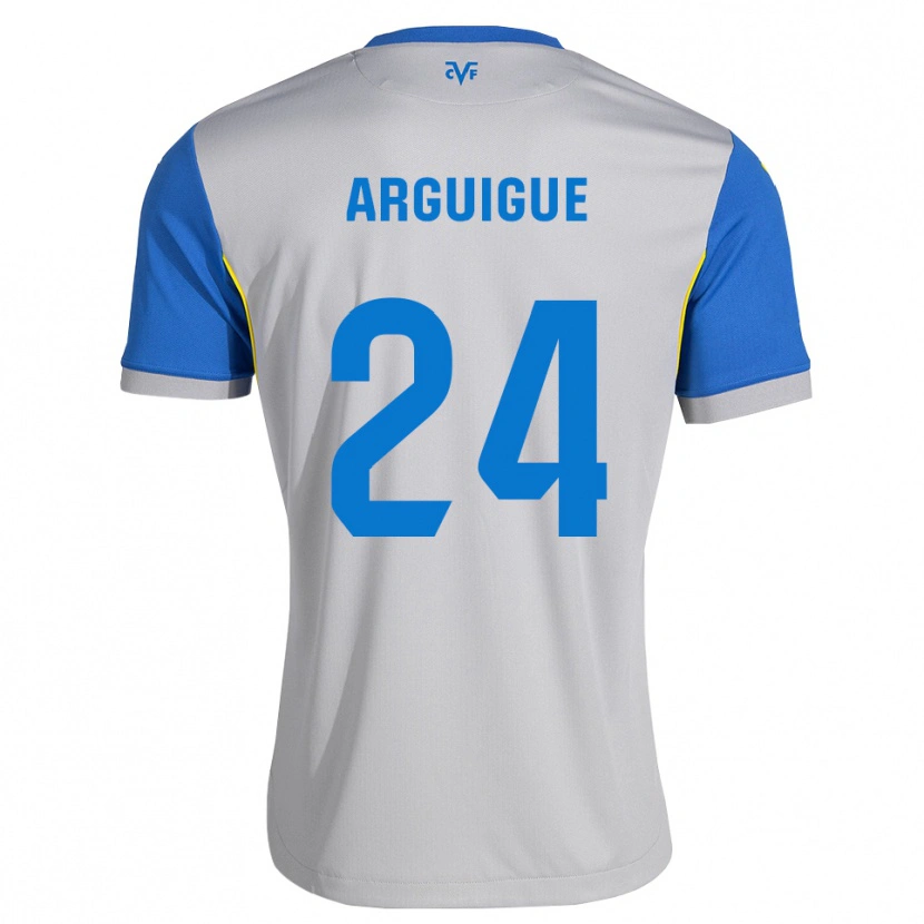 Danxen Femme Maillot Ayman Arguigue #24 Bleu Dodger Gris Tenues Extérieur 2026/27 T-Shirt