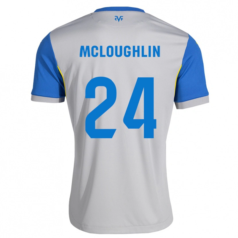 Danxen Femme Maillot Caden Mcloughlin #24 Bleu Dodger Gris Tenues Extérieur 2026/27 T-Shirt