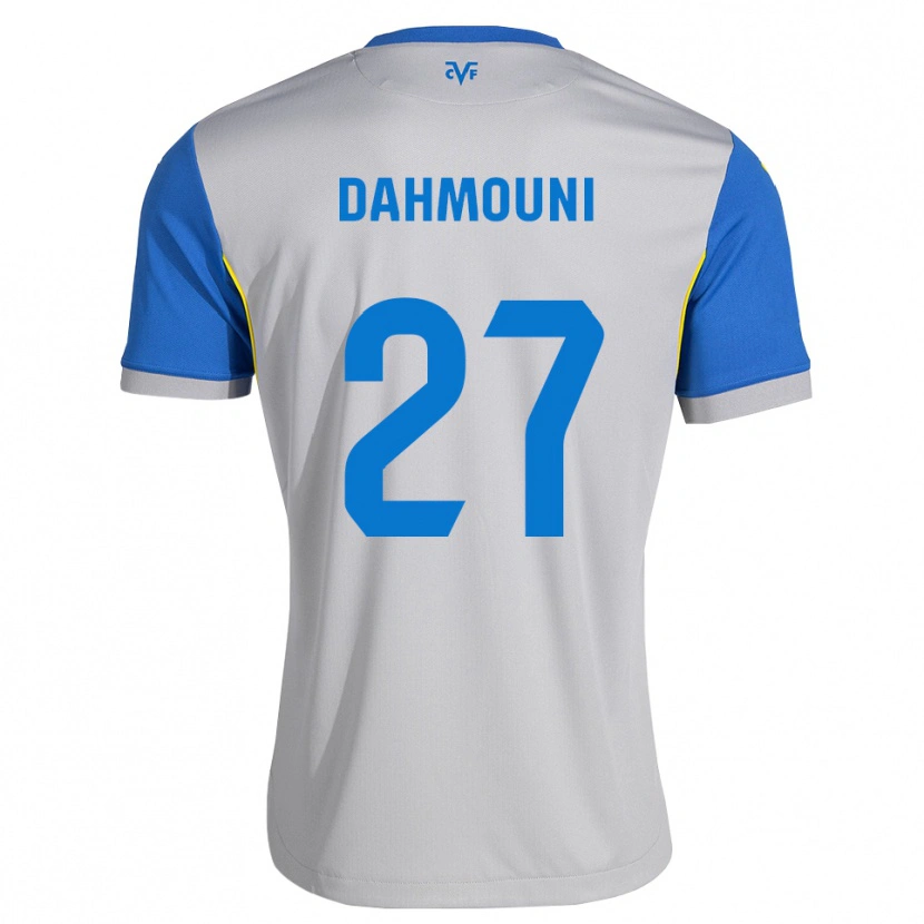 Danxen Femme Maillot Moha Dahmouni #27 Bleu Dodger Gris Tenues Extérieur 2026/27 T-Shirt