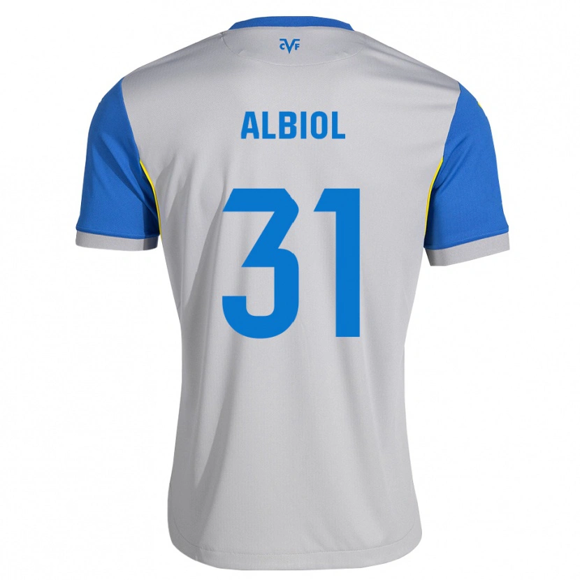 Danxen Femme Maillot Thiago Albiol #31 Bleu Dodger Gris Tenues Extérieur 2026/27 T-Shirt