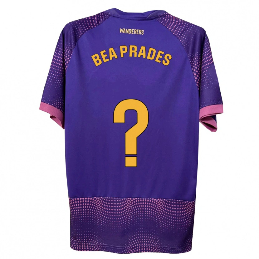 Danxen Femme Maillot Beatriz Prades Insa #0 Violet Blanc Rose Tenues Extérieur 2026/27 T-Shirt