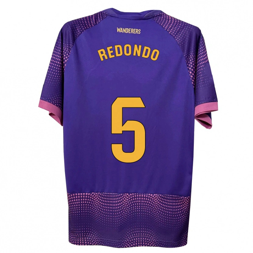 Danxen Femme Maillot Federico Redondo #5 Violet Blanc Rose Tenues Extérieur 2026/27 T-Shirt