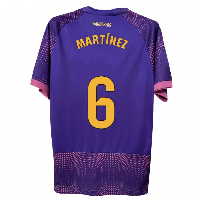 Danxen Femme Maillot Antonio Martínez #6 Violet Blanc Rose Tenues Extérieur 2026/27 T-Shirt