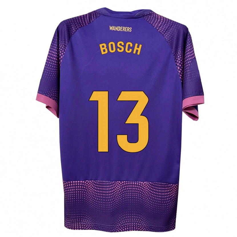 Danxen Femme Maillot Owen Bosch #13 Violet Blanc Rose Tenues Extérieur 2026/27 T-Shirt