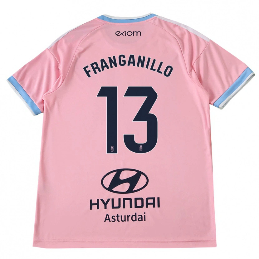 Danxen Femme Maillot Samu Franganillo #13 Bleu Barbeau Rose Tenues Extérieur 2026/27 T-Shirt