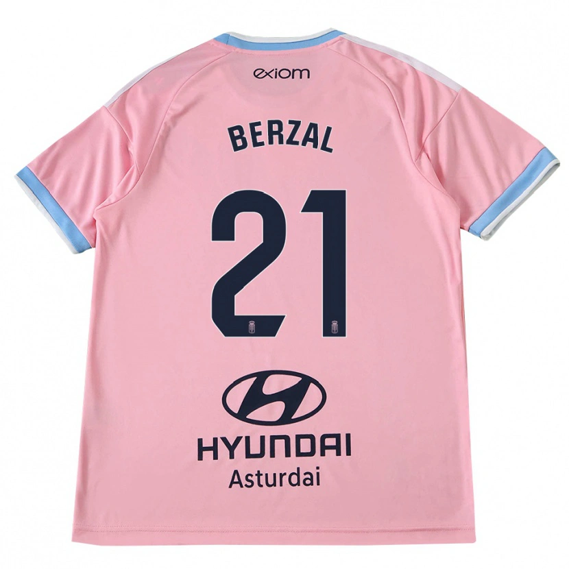Danxen Femme Maillot Guille Berzal #21 Bleu Barbeau Rose Tenues Extérieur 2026/27 T-Shirt