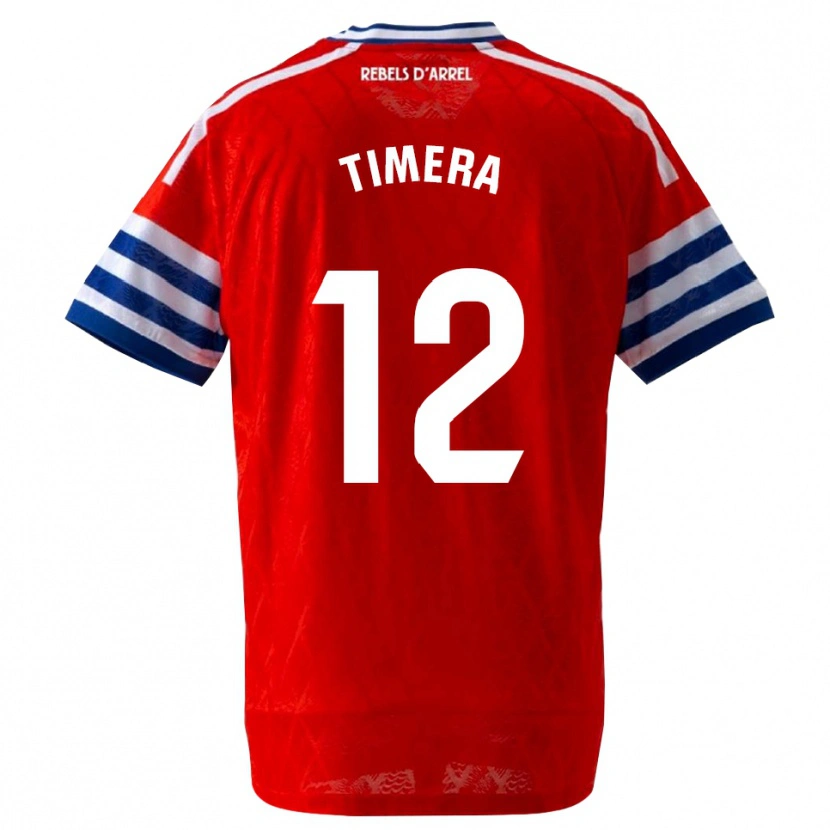 Danxen Femme Maillot Adama Timera #12 Bleu Royal Rouge Tenues Extérieur 2026/27 T-Shirt